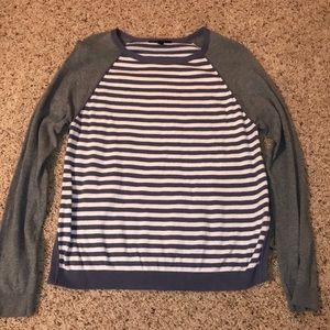 Banana Republic Striped Crew Neck Sweater.